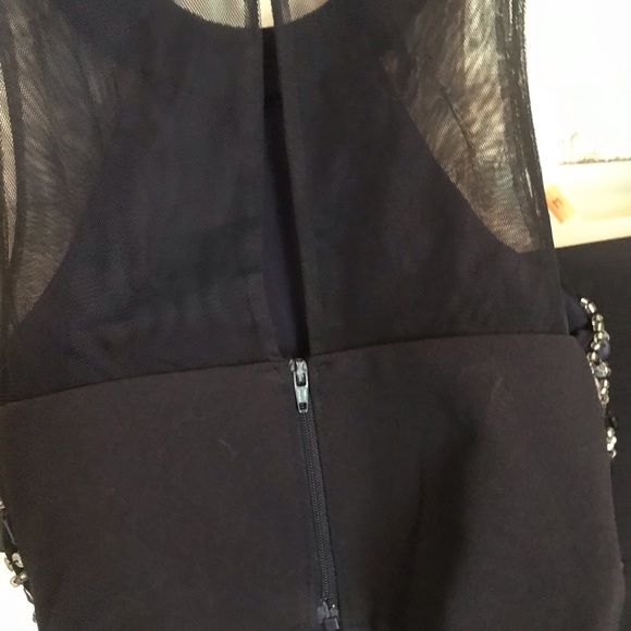 Exquisite Two Piece Navy Formal Dress - Picture 3 of 5